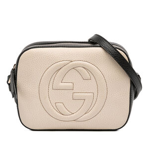 Pre-Loved Gucci Small Bicolor Leather Soho Disco Crossbody